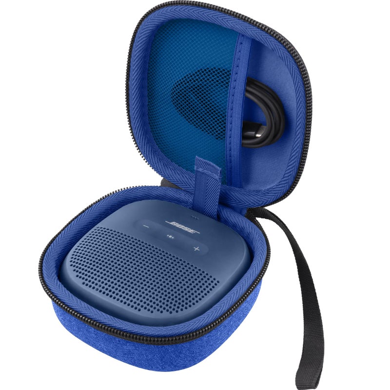 Aenllosi Case for Bose SoundLink Micro Bluetooth Speaker, Bose Speaker Storage Organizer, Midnight Blue (Case Only) - Image 1